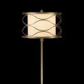 Edith Table Lamp 1 Light E27 Aged Gold / Cream Fabric Shade additional 3