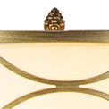 Edith Table Lamp 1 Light E27 Aged Gold / Cream Fabric Shade additional 5