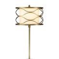 Edith Table Lamp 1 Light E27 Aged Gold / Cream Fabric Shade additional 4