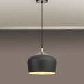 Lilly 32cm Pendant, 1 x E27, Anthracite/Satin Nickel additional 1