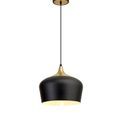 Lilly 32cm Pendant, 1 x E27, Black/Gold additional 5