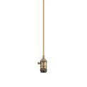 Marion Switched Pendant Light Kit 1.5m, 1 x E27, Antique Brass / Golden Brown Braided Cable additional 2