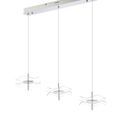 Scarlett Linear Pendant, 3 x 6W LED, 4000K, 1500lm, Polished Chrome, 3yrs Warranty additional 3