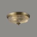 Shelby 2 Light E27 Flush Ceiling Light additional 1