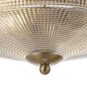 Shelby 2 Light E27 Flush Ceiling Light additional 3