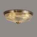 Shelby 3 Light E27 Flush Ceiling Light additional 1