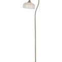 Shelby Floor Lamp 1 Light E27 Antique Brass / Prismatic Glass additional 5
