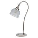 Shelby Table Lamp 1 Light E27 Polished Nickel / Prismatic Glass additional 4
