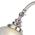 Shelby Table Lamp 1 Light E27 Polished Nickel / Prismatic Glass additional 6