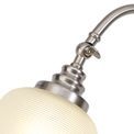Shelby Table Lamp 1 Light E27 Satin Nickel / Frosted Glass additional 6