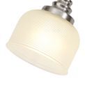 Shelby Table Lamp 1 Light E27 Satin Nickel / Frosted Glass additional 5