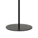 Shell Medium Oval Ball Floor Lamp 1 Light E27 Matt Black Base With Frosted White Glass Globe additional 6