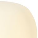 Shell Medium Oval Ball Table Lamp, 1 Light (E27), Satin Gold Base &amp; Frosted White Glass Globe additional 5