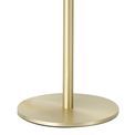 Shell Small Oval Ball Tall Table Lamp 1 Light, E27 Satin Gold Base, With Frosted White Glass Globe additional 7