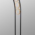 Violet Floor Lamp, 3 Ring, 25W LED, 3200K, 1375lm, Satin Black / Gold, 3yrs Warranty additional 4