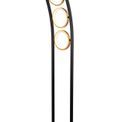 Violet Floor Lamp, 3 Ring, 25W LED, 3200K, 1375lm, Satin Black / Gold, 3yrs Warranty additional 3