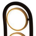 Violet Table Lamp, 2 Ring, 16W LED, 3200K, 880lm, Satin Black / Gold, 3yrs Warranty additional 4