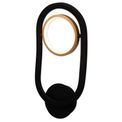 Violet Wall Lamp, 1 Ring, 8W LED, 3200K, 440lm, Satin Black / Gold, 3yrs Warranty additional 1