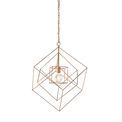 Abberwick 1 Light Pendant Large Antique gold leaf additional 1
