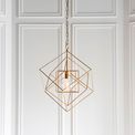 Abberwick 1 Light Pendant Small Antique gold leaf additional 2