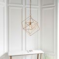Abberwick 1 Light Pendant Small Antique gold leaf additional 3