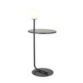 Abbotsham Floor lamp small Matt black &amp; matt opal glass additional 1