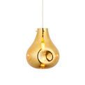 Alford Large Pendant Gold metallic glass &amp; chrome plate additional 1