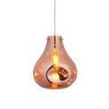 Alford Large Pendant Copper metallic glass &amp; chrome plate additional 1