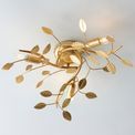 Alston 3 Light Flush Gold leaf additional 3