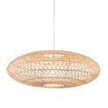 Bath Large Pendant Natural rattan &amp; gloss white additional 1