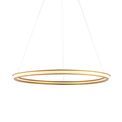 Camberwell LED Pendant Satin gold paint &amp; white silicone additional 1
