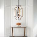 Cambridge 4 Light Pendant Aged bronze effect &amp; antique gold paint additional 3