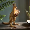 Kevin Kangaroo Lamp Vintage gold paint &amp; matt black additional 2