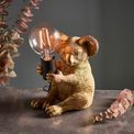 Katie Koala Lamp Vintage gold paint &amp; matt black additional 2