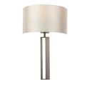 Drom Brushed Bronze Finish &amp; Mink Satin Fabric Wall Light additional 1