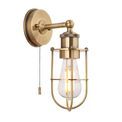 Eastbourne Bathroom Wall Light Antique brass plate additional 1