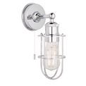 Eastbourne Bathroom Wall Light Chrome plate additional 1