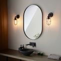 Eastbourne Bathroom Wall Light Matt black finish additional 2