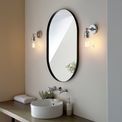 Ecton Bathroom Wall Light Chrome plate additional 3
