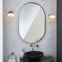 Farndon Bathroom Wall Light Chrome plate &amp; opal glass additional 2