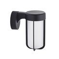 Forton Outdoor Wall Light Matt black finish &amp; frosted glass additional 2