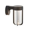 Forton Outdoor Wall Light Brushed bronze finish &amp; clear glass additional 2