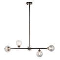 Elfordleigh 5 Light Pendant Black chrome plate &amp; smoked mirror glass additional 1