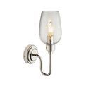 Goodmayes Wall light Bright nickel plate &amp; clear glass additional 1