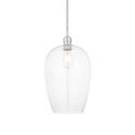 Golborne Large Pendant Bright nickel plate &amp; clear glass additional 1