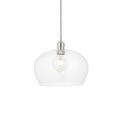 Golborne Medium Pendant Antique brass plate &amp; clear glass additional 2