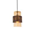 Goswick Pendant Brass patina &amp; champagne lustre glass additional 1