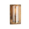 Goswick Wall Light Brass patina &amp; champagne lustre glass additional 1