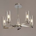 Daisy  Pendant/Semi Ceiling, 5 x E14, Polished Nickel additional 1