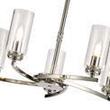 Daisy  Pendant/Semi Ceiling, 5 x E14, Polished Nickel additional 10